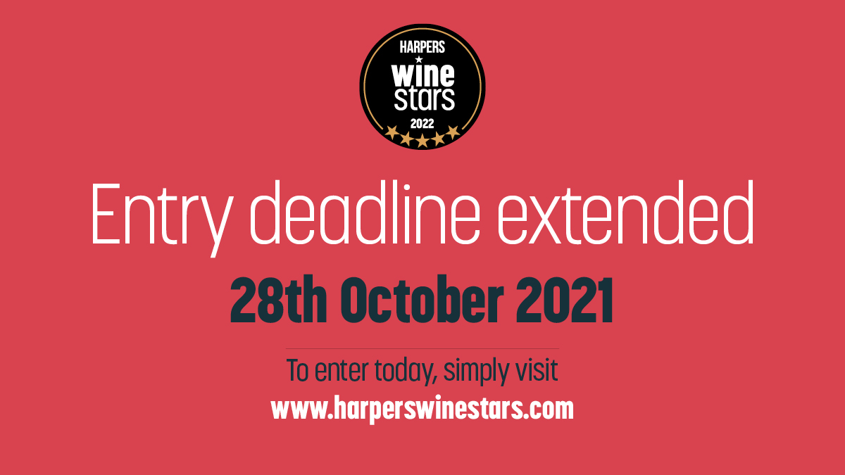 EXTENDED DATE to 28th OCTOBER -Calling all  #Wine producers! Have you entered #HarpersWineStars yet?  <a href="/Harpers_WS/">Harpers Wine Stars</a>,  #harperswinestars, #worldwines
Enter at -harperswinestars.com/harperswinesta…