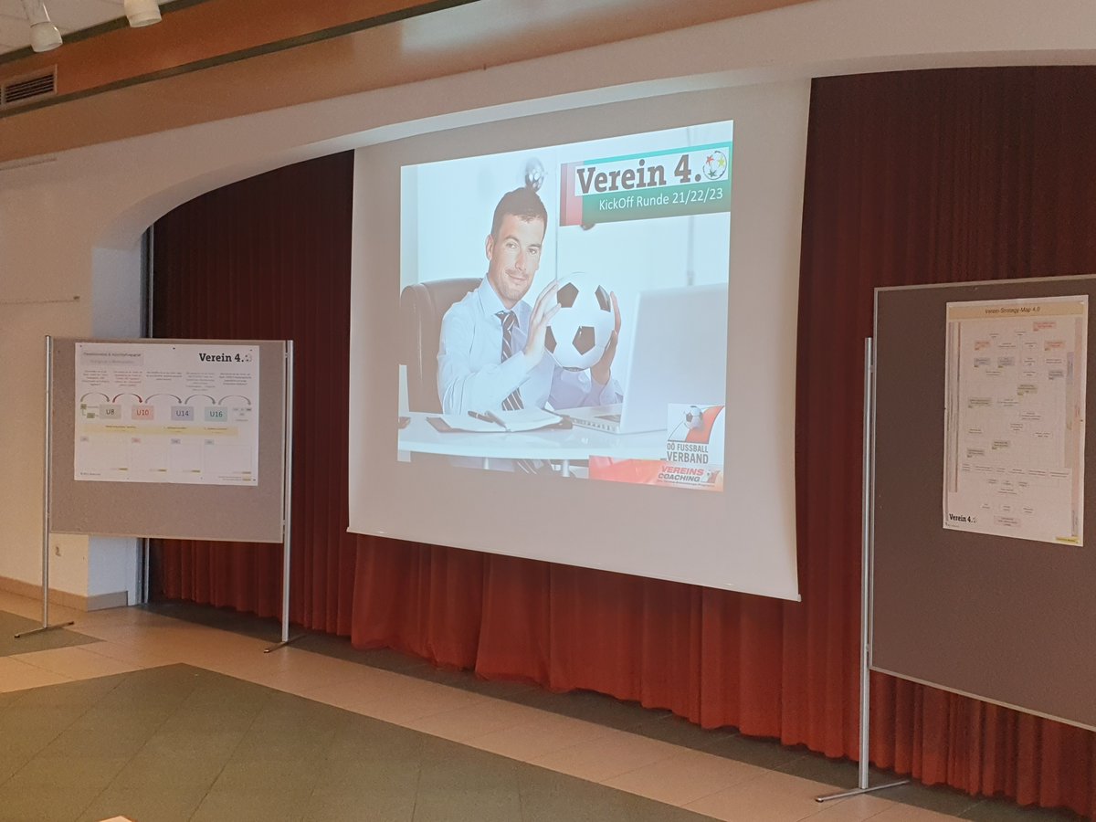 KickOff Veranstaltung von Verein 4.0 bei der aktuellen Runde in Seewalchen