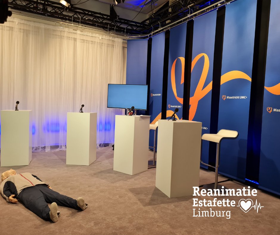 Estafette2023's tweet photo. Nog 10 minuten tot de start van de 1e Digitale Reanimatie-estafette #Limburg.
Kijk van 11.00 tot 15.00 uur naar onze uitzending via YouTube. 🎥🎬 ⬇️ https://t.co/dZKO3QBKVW https://t.co/g7s85eCMSm