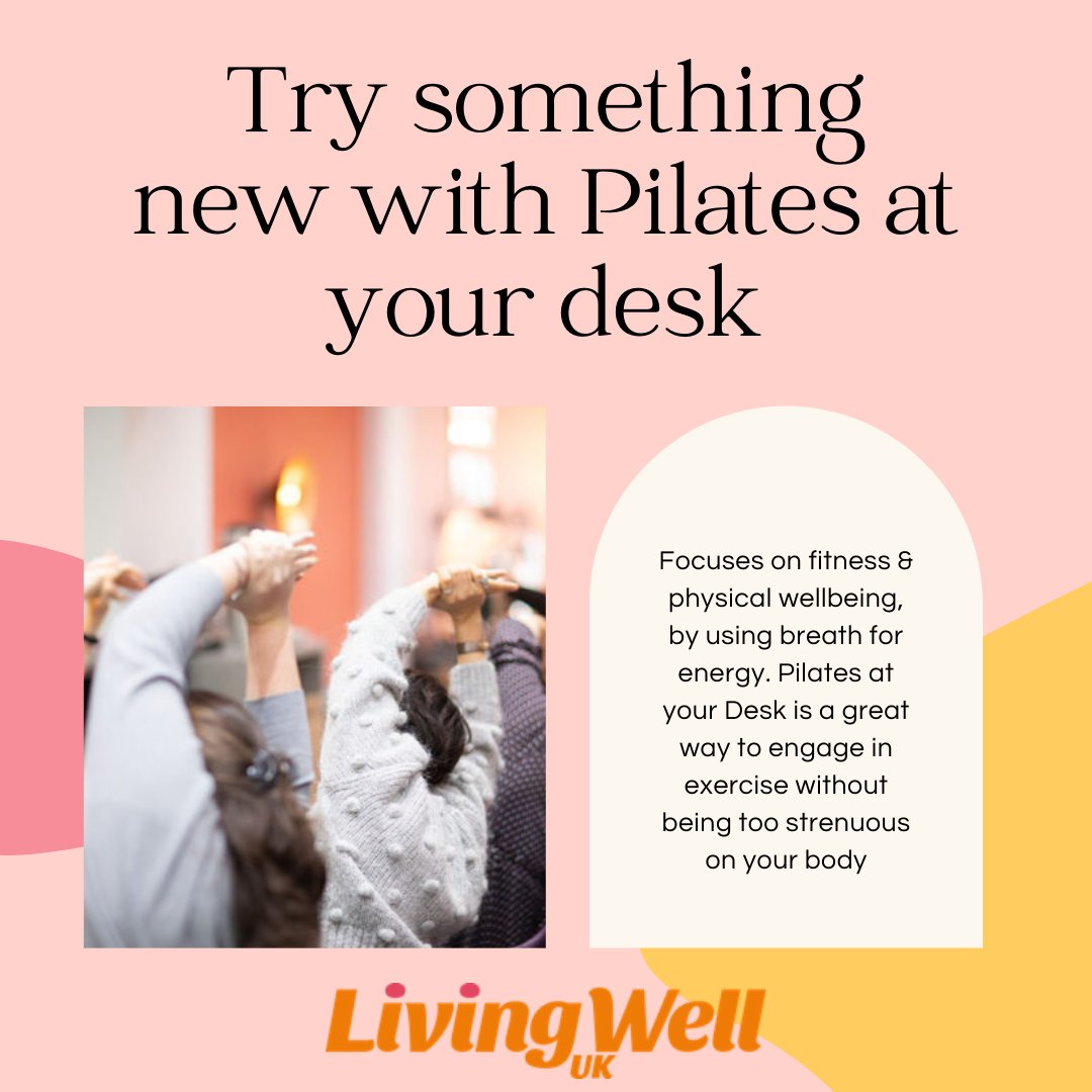 Tired of endless Zoom calls sat at your computer? 💻 Why not try out some <a href="/DeskPilates/">Pilates At Your Desk (PAYD)</a>?
​
If this sounds like something you are interested in, sign up to the classes via the link in our bio 👆 why not tag a friend to join you in the comments?