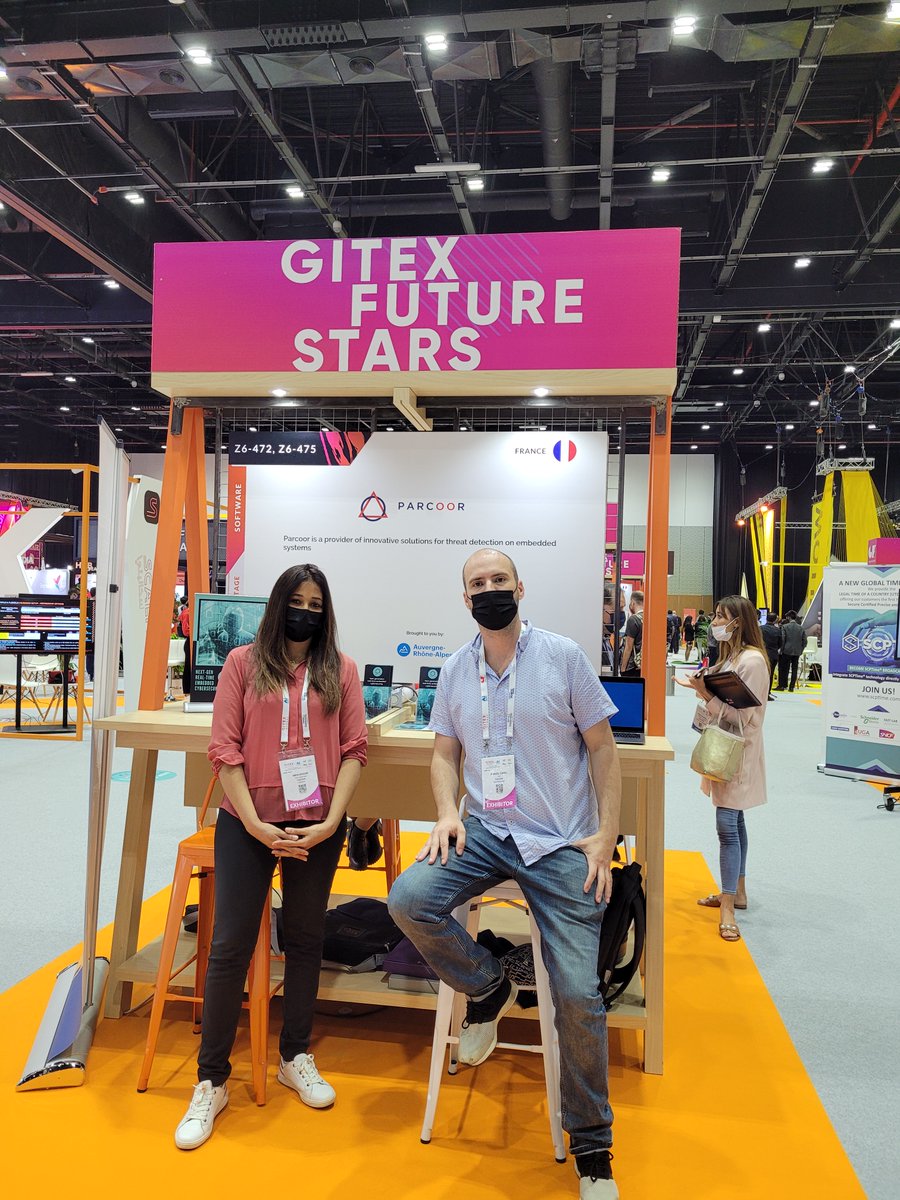 [NEWS PARCOOR]

Nous y sommes, Parcoor est au Gitex Future Stars jusqu'au 20 octobre au Dubai World Trade Centre!

Un grand merci à @Minalogic  pour son soutien à notre participation à ce grand salon international de l'innovation!

#innovation #future #iot #dubai #cybersécurité