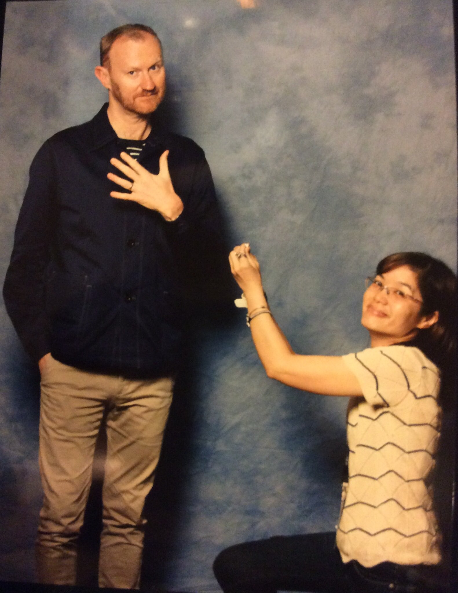 Happy birthday to my fiancé, Mark Gatiss 
Tho a bit late, he will forgive me I believe 