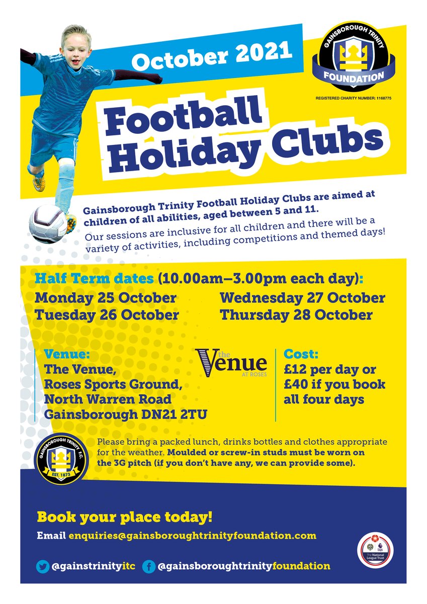 Gainsborough Trinity Foundation tweet media