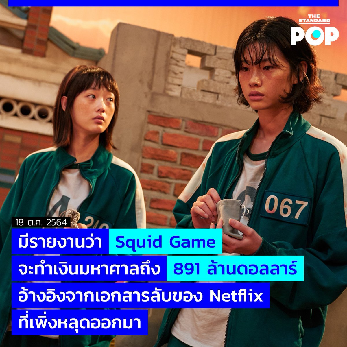 TheStandardPOP's tweet photo. Bloomberg เผยเอกสารลับที่เพิ่งหลุดออกมาว่า Squid Game ที่ใช้ทุนสร้างไปทั้งหมด 21.4 ล้านดอลลาร์สหรัฐ สามารถทำเงินมากถึง 891 ล้านดอลลาร์สหรัฐ (มากกว่าทุนสร้าง 40 เท่า)

อ่านต่อได้ที่ https://t.co/we8MIeEDZp

#SquidGame 
#TheStandardPop https://t.co/fyjn90UAek