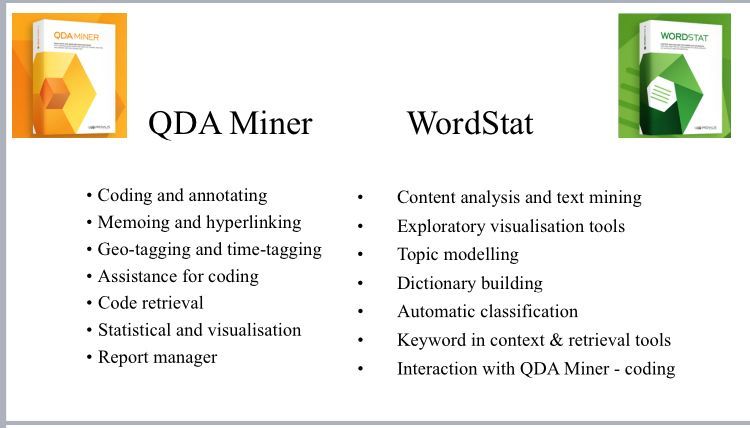 caqdas_project's tweet photo. Last chance to book our online workshop 
#qualitative #ContentAnalysis using @ProvalisRes tools - #QDAMiner and #WordStat 

Register @SurreySociology for a day discussing and using these tools with @Christina_QDAS

#SoMe4QualResearch #DigitalTools

https://t.co/LLNX4NhFGT https://t.co/T3CgwlsOwE