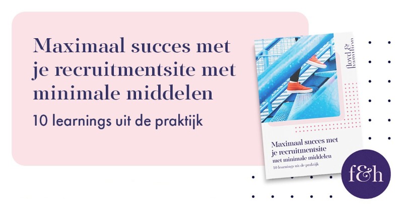 Floyd_Hamilton's tweet photo. Behaal maximaal succes met je recruitmentsite met minimale middelen. 10 learnings uit de praktijk. Download nu gratis onze whitepaper.