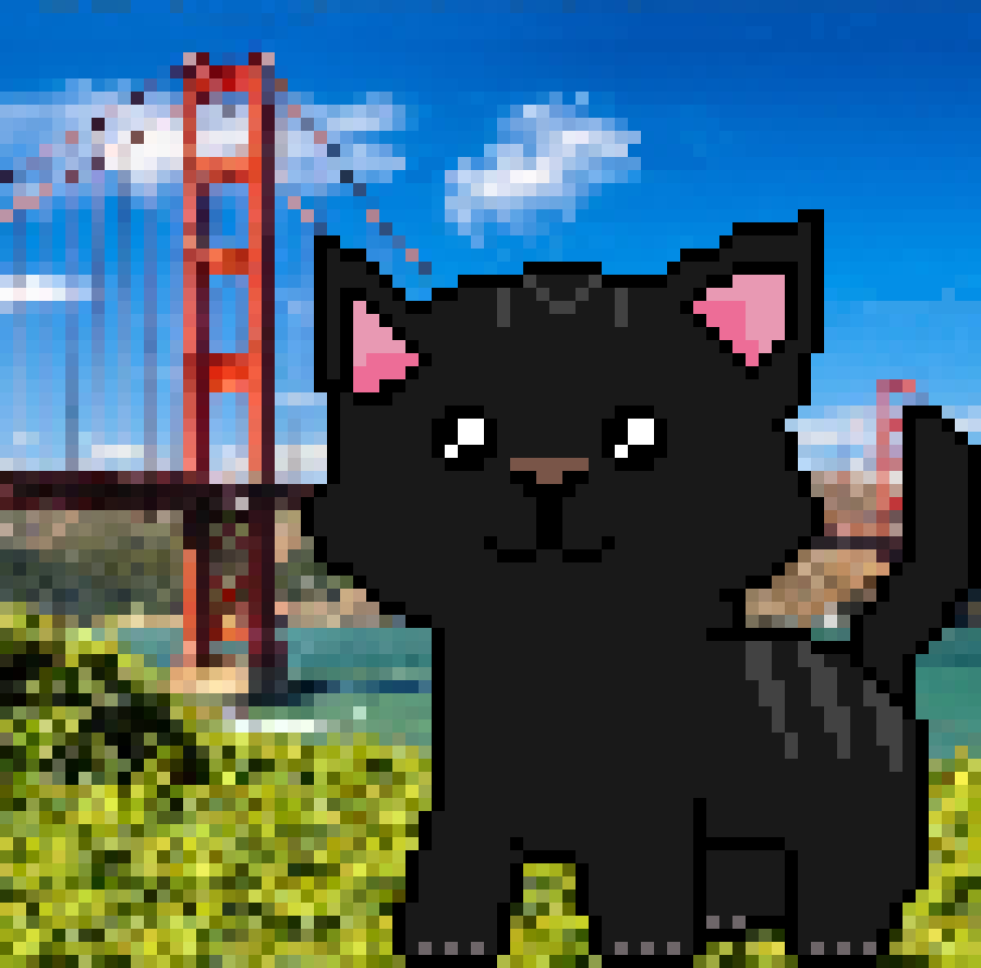 onetwothreenft's tweet photo. Hryusha the cat #1764/1777.
Check out this account on OpenSea https://t.co/mH4AvZbB3p @opensea
 #pixelart #NFTCommunity #nftcollector #Ethereum #painting #art #NFT #NFTs https://t.co/Y27OIPFFRQ