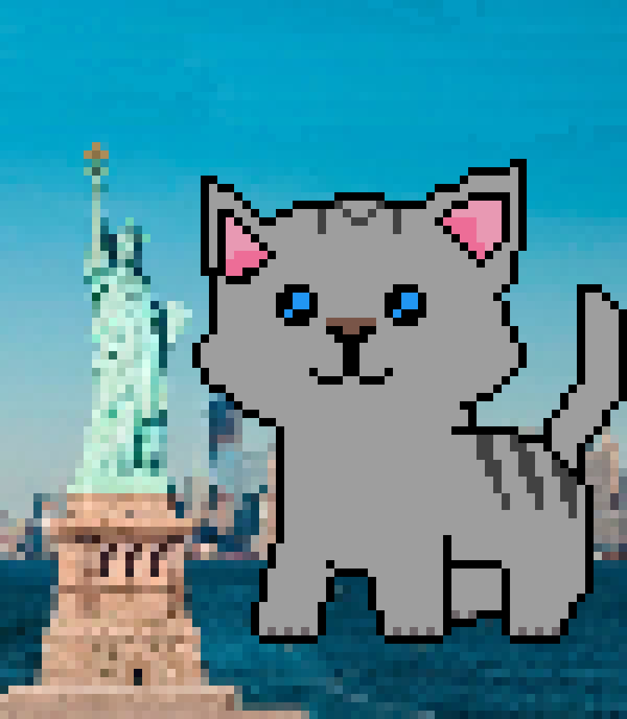 onetwothreenft's tweet photo. Hryusha the cat #1757/1777.
Check out this account on OpenSea https://t.co/LUemnDOl2h 
@opensea
 #pixelart #NFTCommunity #nftcollector #Ethereum #painting #art #NFT #NFTs https://t.co/LdQc1P4TwD