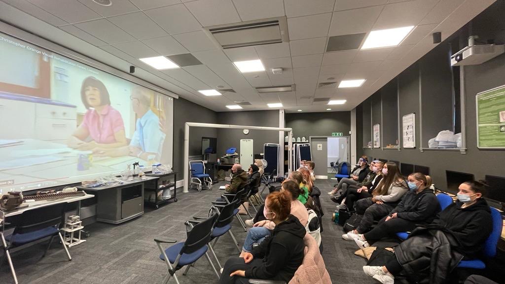 Another fantastic outreach VIAT session completed to Radiotherapy School of Health Sciences Students from @LiverpoolUniversity.