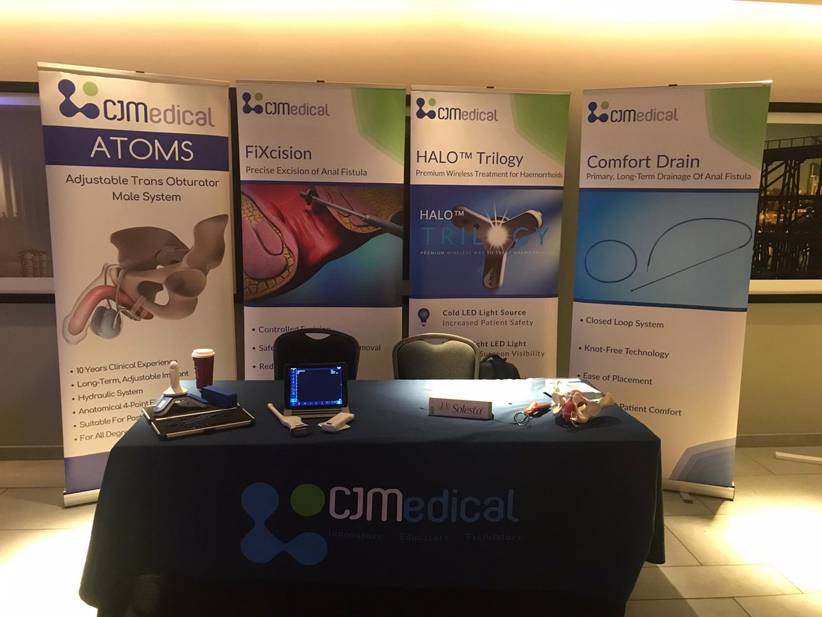 cjmedicaluk's tweet photo. The #ACPGBI IBD Newcastle #2021 event is back! 18th October 2021

Come and visit @CJM_Josh for product specialist support. Showcasing The HALO, Comfort Drain, fiXcision and ATOMS – Our full Coloproctology Range can be viewed at https://t.co/jYCmp8X55h https://t.co/6Be21yRCUe