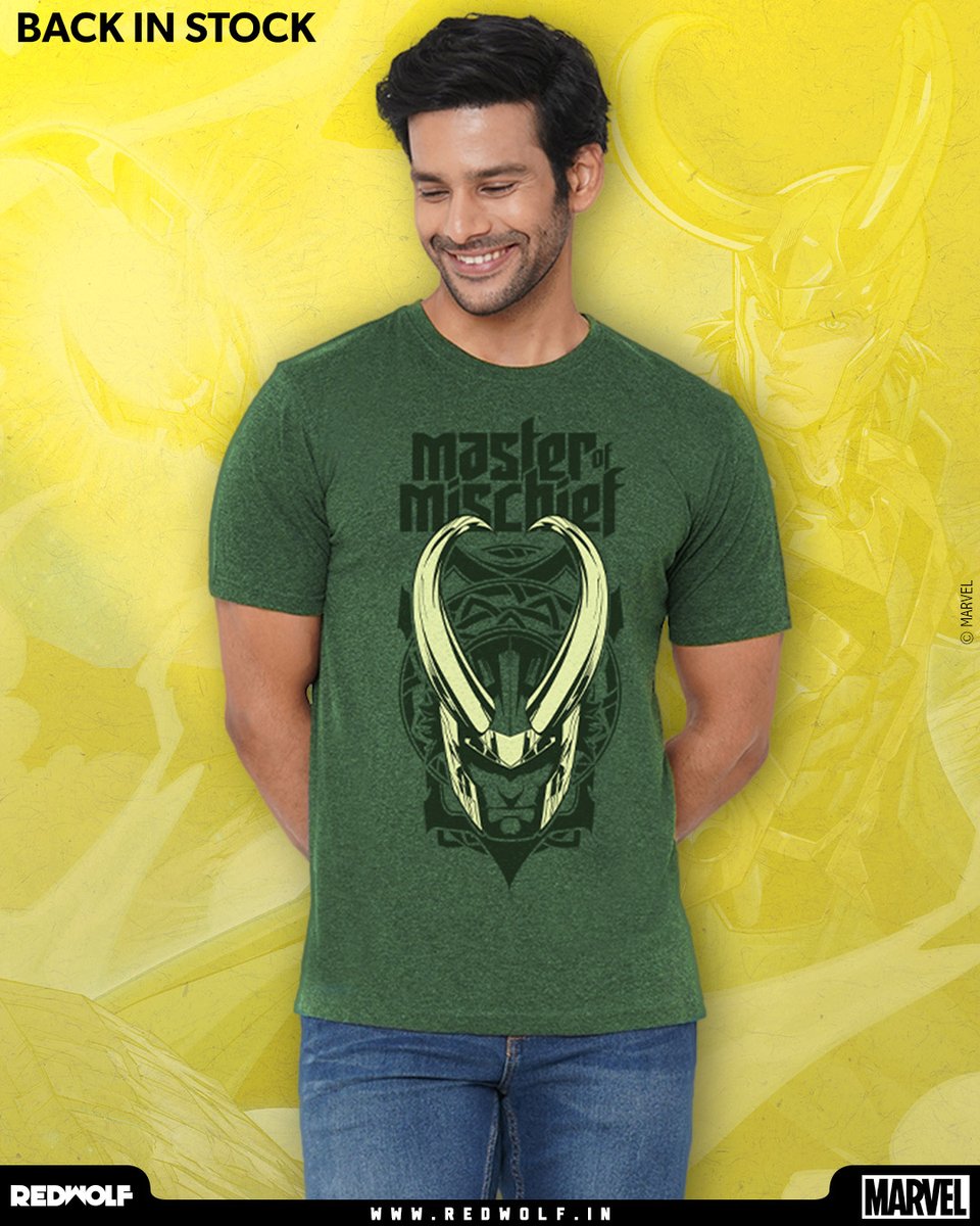 redwolfdotin's tweet photo. Show your notorious side as the Master Of Mischief Tee is now back in stock!
Shop now - https://t.co/L2Z20cj4fS
#loki #lokitee #marvel #masterofmischief #popculture #backinstock
#redwolf #redwolfdotin https://t.co/6AUv5WX5GD
