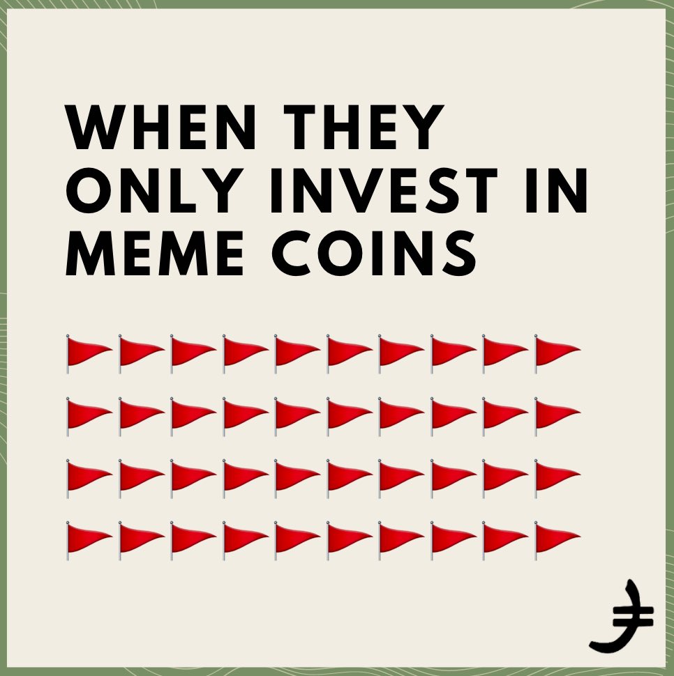PaisaApp's tweet photo. Is this a red flag for you? 👀🚩

#Crypto #cryptocurrency #redflags #Bitcoin #btc #redflag #blockchain #cryptomeme #cryptomemes #memecoins #memecoin #Memes #paisa https://t.co/wdg6Ee1OdA
