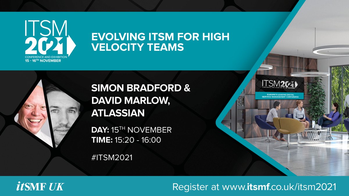 Just 4 weeks until our Digital Annual Conference &amp; Awards event 15-16 November. Today we focus on the seventh set of presentations on day 1! Still time to register, visit itsmf.co.uk/itsm2021/ for the full agenda and further details. #itsm2021 #itsmfuk #itsm