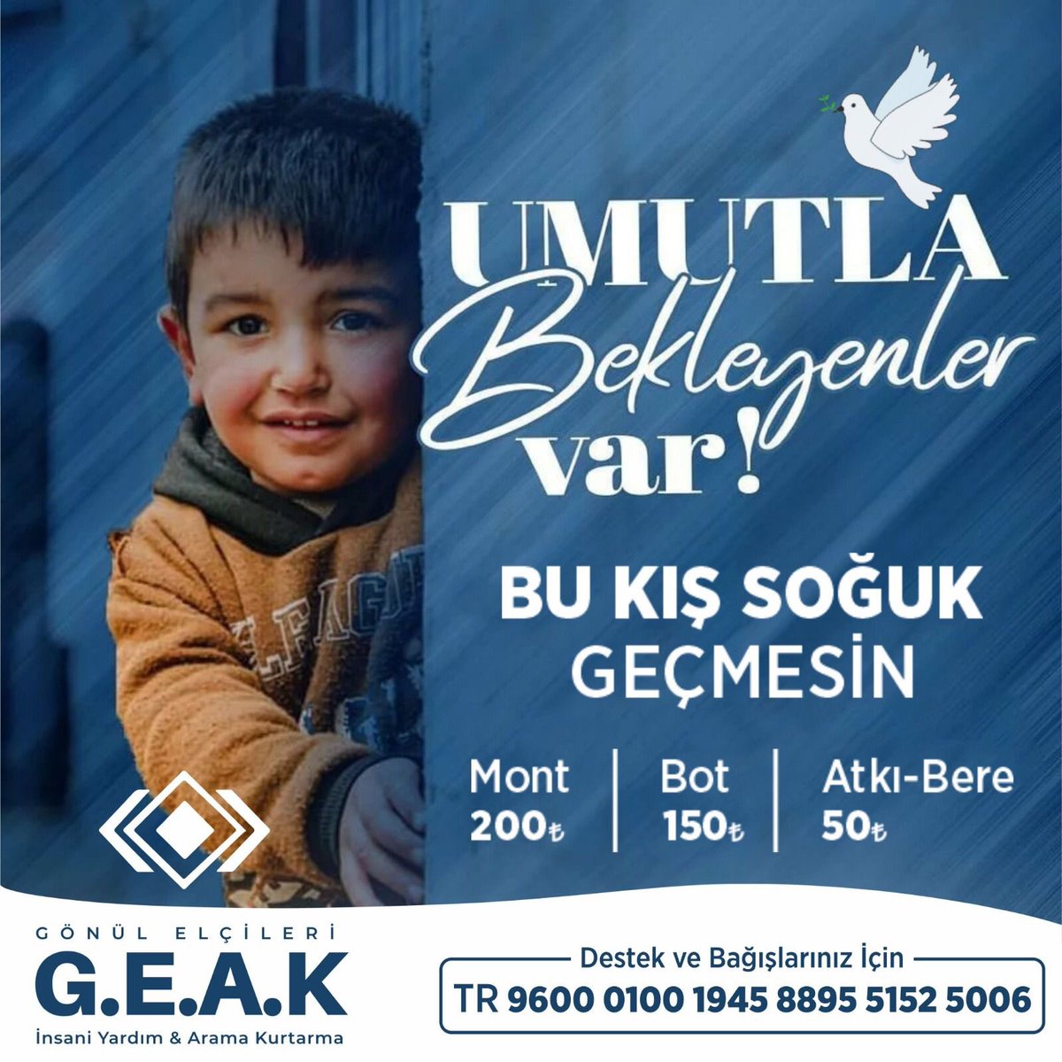 geakturkiye's tweet photo. Bu soğuklarda küçücük kalpleri ısıtmak isterseniz bizlere ulaşabilirsiniz. @geakturkiye  @trgonulelcileri @eaydogmustr https://t.co/kfxRbhKW1A