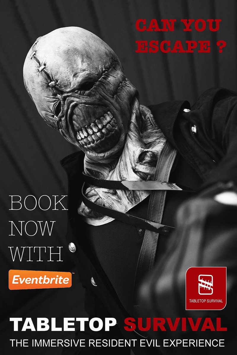 Can you survive? Can you locate the vaccine? Will you Escape Raccoon City? Come and participate in the UKs first tabletop immersive experience. Book now for final limited dates for Halloween and November 2021. buff.ly/WfziPg