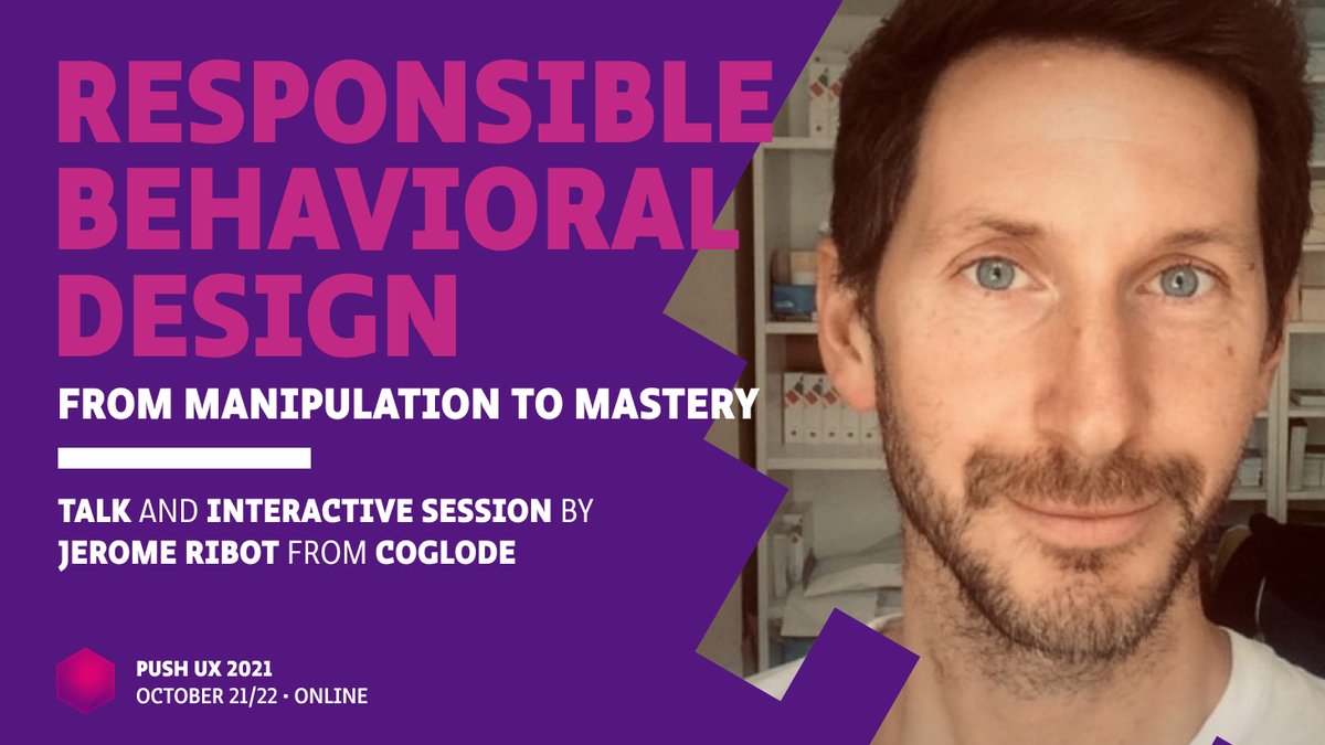PUSH UX is happening this week!

As a reminder, here are ALL THE SPEAKERS (thread)

Let's start with some big names: <a href="/andybudd/">Andy Budd</a>, <a href="/indiyoung/">Indi Young (she/her)</a>, <a href="/dburka/">Daniel Burka</a>, <a href="/sarahdrinkwater/">Sarah Drinkwater 🔮</a>, <a href="/ribotminimus/">Jerome Ribot</a>