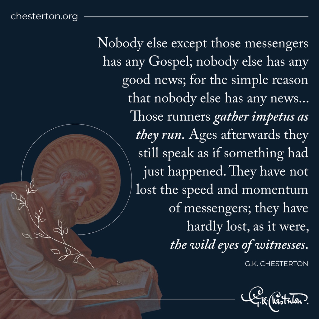chestertonsoc's tweet photo. #GKChesterton
(“Five Deaths of the Faith,” The Everlasting Man)

St. Luke, pray for us.

Uncommon Sense #4: The Actor and the Convert
https://t.co/cAel78W2O6 https://t.co/8kFZu4MHTn