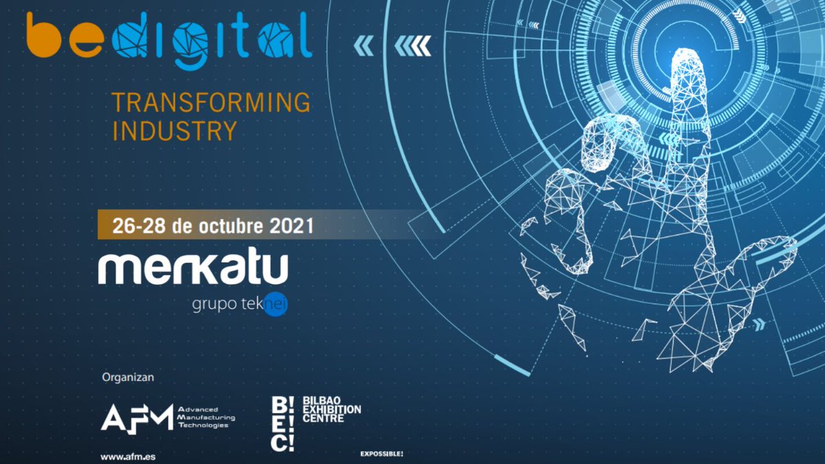 Merkatu's tweet photo. 📅26-28 de octubre, BEC!.

📍Estaremos en la feria BeDIGITAL de la mano de @euskaltel 

💬Impartiremos charlas sobre temas como automatización o mantenimiento predictivo.

¿Te lo vas a perder? Inscríbete ya en 👉 https://t.co/6mDa6uQFHJ https://t.co/AqZ8g7URro