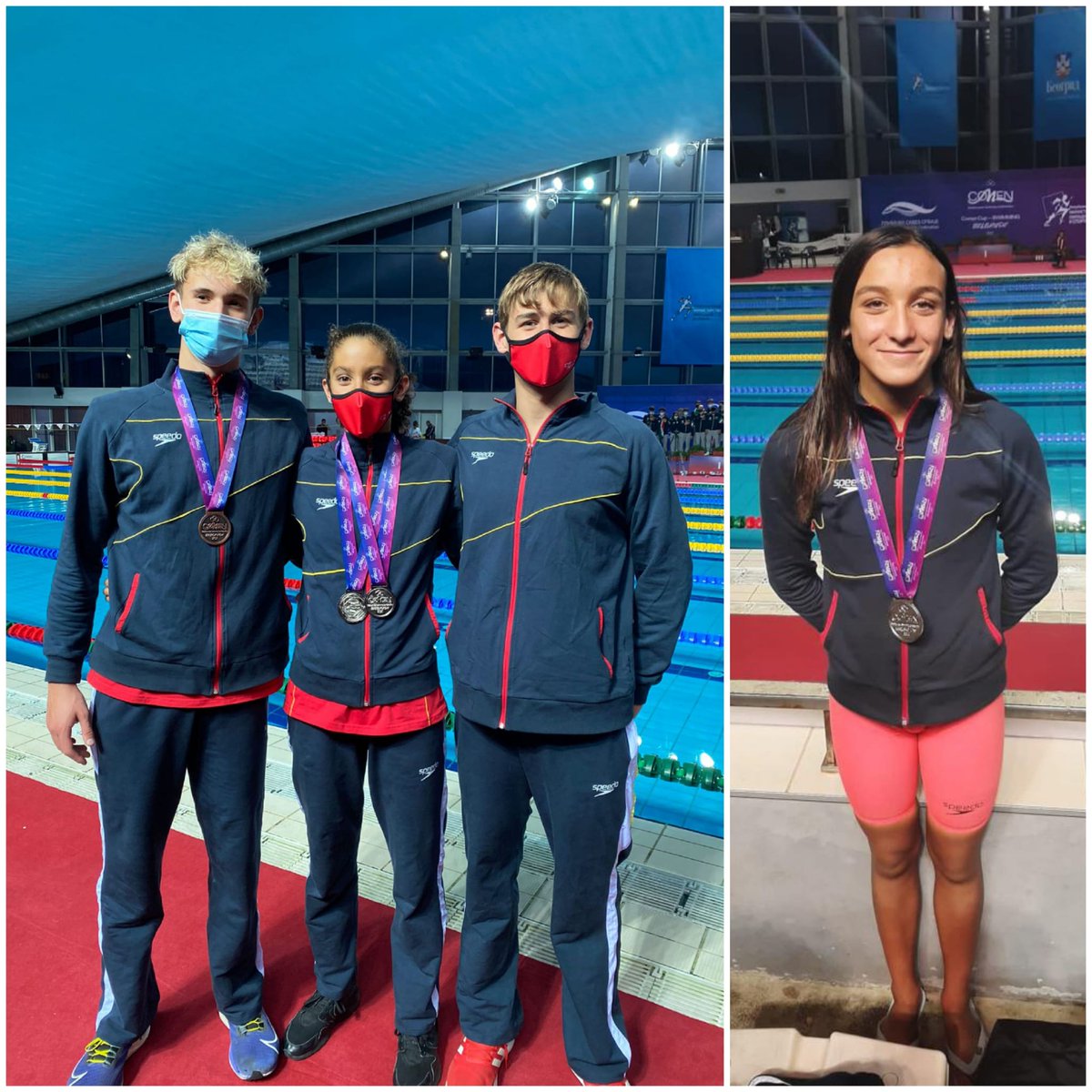Bona actuació dels nedadors i nedadores catalans a Copa Mediterrània #natació 🏊‍♀️ 🏊‍♂️  Belgrad

🥈 Claudia Muñoz <a href="/CNCaldesNatacio/">CNCaldesNatacio</a>
👉🏼 4x100 lliures
👉🏼 4x200 lliures

🥉 Ian Florencio CN Esplugues
👉🏼 4x100 lliures

🥈Berta Serna <a href="/cnmataro/">Centre Natació Mataró</a>
4x100 estils

#nataciócatalana 🔥
<a href="/MarcTribu/">Marc Tribulietx</a>