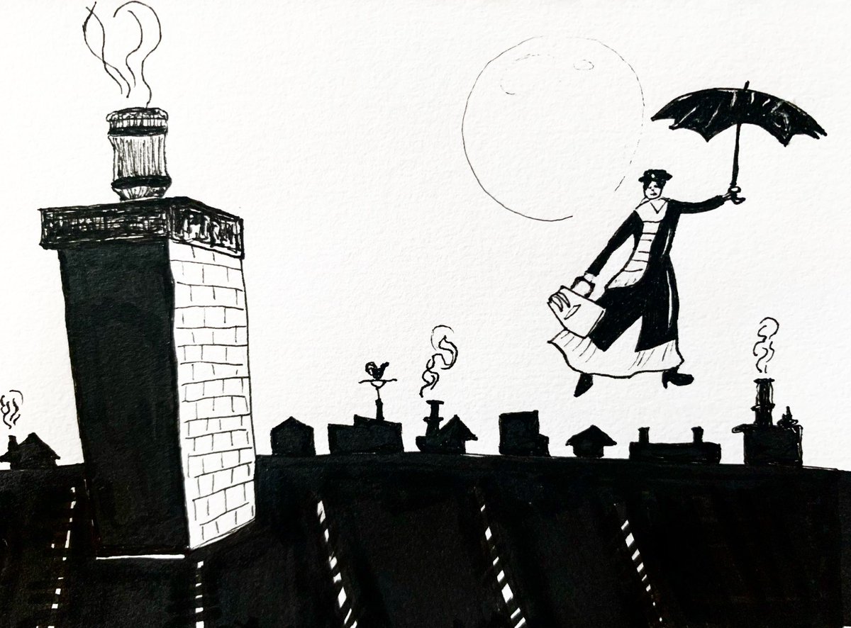 BLouDesign's tweet image. 13. Roof #inktober #inktober2021