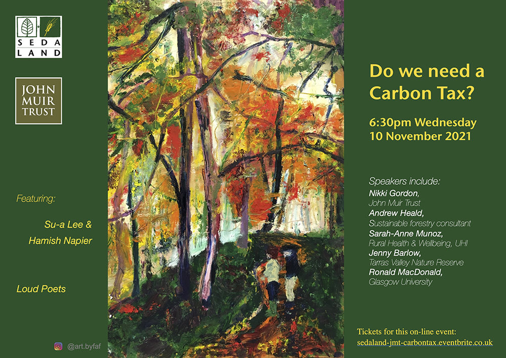 curvedflatlands's tweet image. Good to be working with the Scottish Ecological Design Association’s @ScotEcoDesign SEDA Land: a group formed to move forward after the 6 Land Conversations held earlier this year. Here’s note of the next online conversation - on a carbon tax for land use, to be held 10 Nov 21