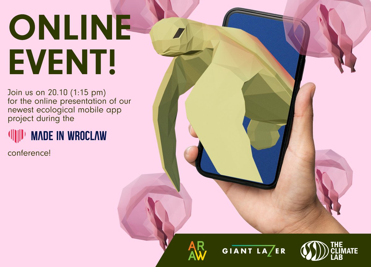 We're promoting #innovative #augmentedreality #education to show how we can make our lifestyle more #sustainable!

📅 Wednesday 20.10
🕐 1:15 PM
🔎 made-in-wroclaw.pl

During #MadeInWroclaw we will be showing the #TrashRageAR #AR game concept.