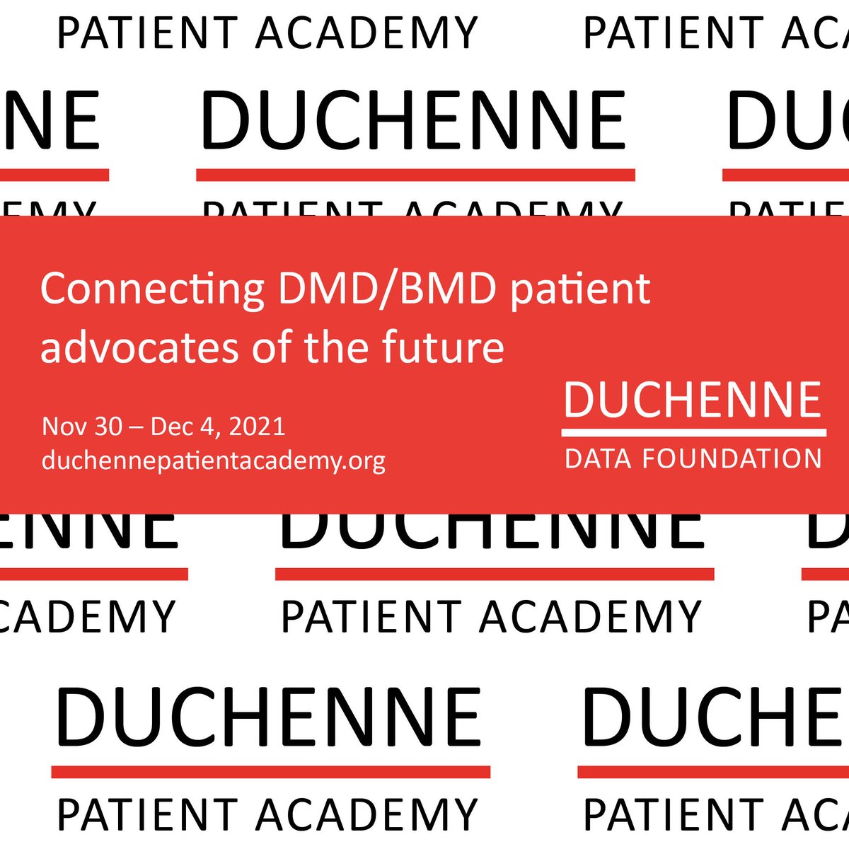 𝗔𝗣𝗣𝗟𝗜𝗖𝗔𝗧𝗜𝗢𝗡𝗦 𝗡𝗢𝗪 𝗢𝗣𝗘𝗡 Join the Duchenne Patient Academy, a 5-day intensive training to build a strong base for current and future global advocacy. #DPA2021 👇 Apply today! duchennedatafoundation.org/applications-o…