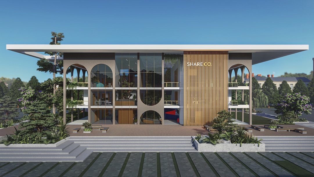 AadiDesign's tweet photo. Robust concrete panelling &amp; Ipe wood fins the facade is punctured with a series of pergolas &amp; terraces.

#architecture #architects #commercialdesign #commercialarchitecture #archilovers #facadedesign #indianarchitects #punearchitects #aadidesign https://t.co/1vOfu9jCqU