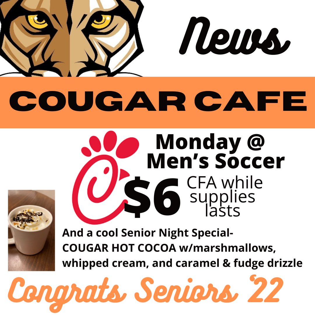 It’s Senior Night, come on out and cheer on the Soccer Team!