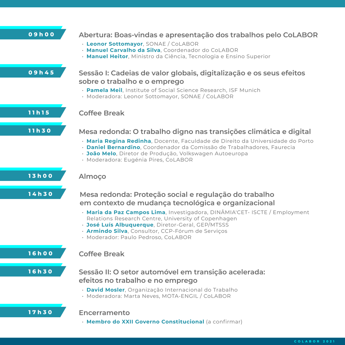 CoLABOR_pt's tweet photo. 4 nov | O trabalho nas transições climática e digital

O programa tem a participação de oradores nacionais e internacionais do meio académico, empresarial, dos movimentos dos trabalhadores e sociais, decisores políticos e representantes da administração pública.

➡️Inscreva-se! https://t.co/zDwul5zRZu