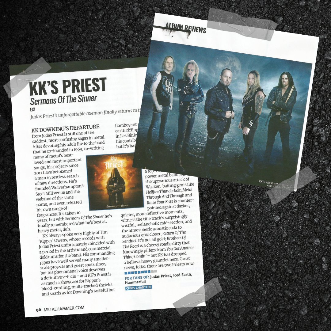 'KK's Priest is intrinsically a top-tier no-bullshit power metal band.' Thanks to @MetalHammer for the great review!! 🤘🏻