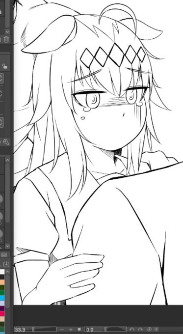 久しぶりにオグリの漫画描いてます😀 