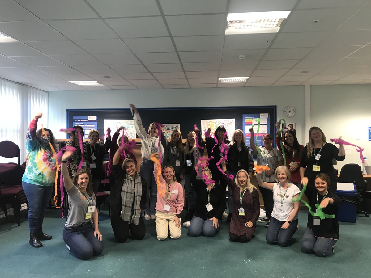 Wave the streamers for more Group #Theraplay training in the North East! This time Stockton Virtual School last week. Trainer <a href="/lifecyclespsych/">Amelia Taylor</a> said "Wonderful two days which will strengthen Stockton’s offer to children across the region" <a href="/stocktoncouncil/">Stockton-on-Tees Borough Council</a> <a href="/Theraplay/">The Theraplay Institute</a>