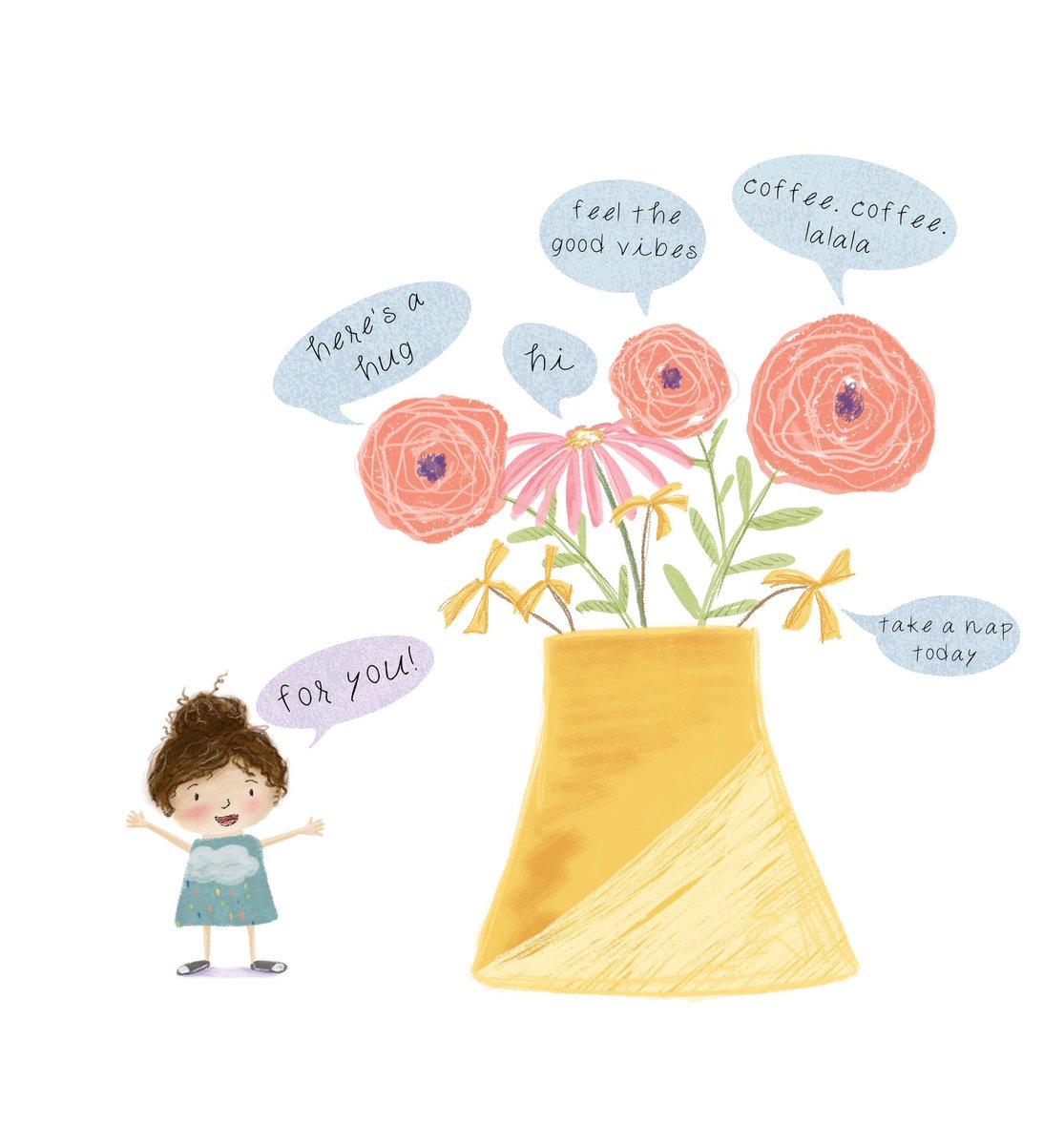 amd_artist's tweet photo. Good Morning! 
#flowersforyou #cute #childrensillustration #mondaymotivation https://t.co/NftcPGN567