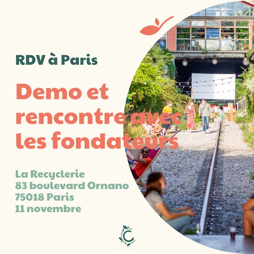 [Démo apéro à Paris le 10 novembre à La Recyclerie à 18h30] Venez découvrir nos potagers composteurs en terre cuite et rencontrer les fondateurs de Ceercle 

👉🏼 Gratuit mais inscription indispensable : 

lnkd.in/epCMfVif