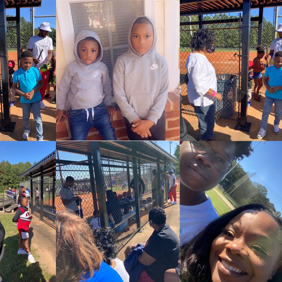 DenisenVerdant's tweet photo. Caught Karter’s game yesterday, there were like 20 members of the #family there 🥰 None of us knew we were just gonna show up.. so grateful to be in a family where everyone loves each other & supports one another!! #village #peachlife #familyiseverything https://t.co/BmLqtp3Ll7