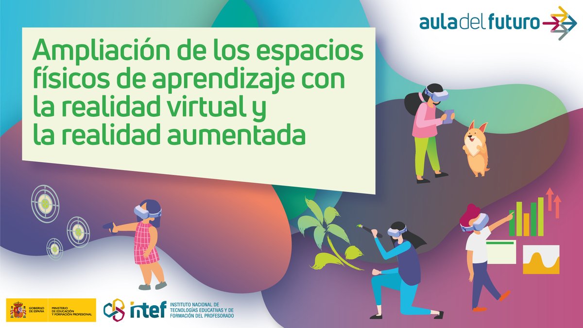 educaINTEF's tweet photo. 📌 Hoy comienza la última fase presencial de nuestros cursos en el #auladelfuturo del INTEF "Ampliación de los espacios físicos de aprendizaje con la #realidadvirtual y la #realidadaumentada" #RV #RA #fotografiainmersiva #modelado3D #FCL_es #FCL_eu https://t.co/BzhCHrgtyU