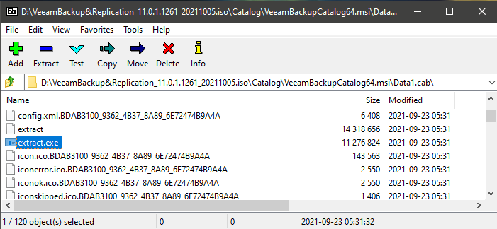 To extract files from Veeam backup you need this utility only. ff8e797fd091f2d1883980af541a493c extract.exe. Your welcome. #DFIR