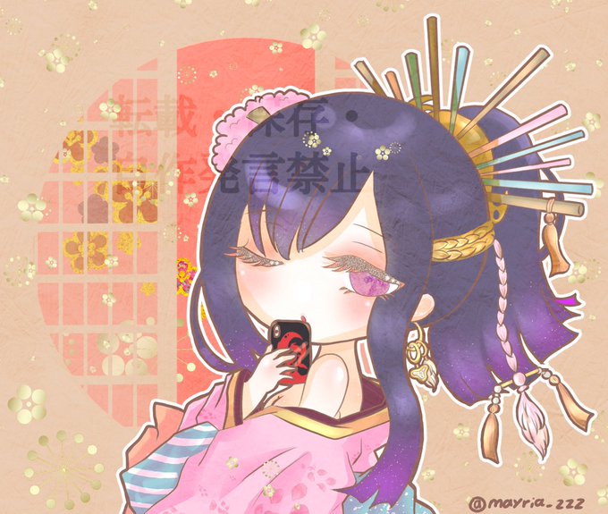 デフォルメ化のtwitterイラスト検索結果