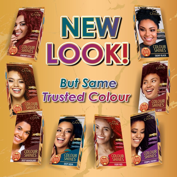 VumaFM's tweet photo. Introducing an all new look for @caivilhair Colour Shines hair colour. It’s the same trusted colour but with a new look.
Find out more at https://t.co/VMW4Xh3IsF
#Caivil #Colours #NewLook https://t.co/KUr9szXqDs