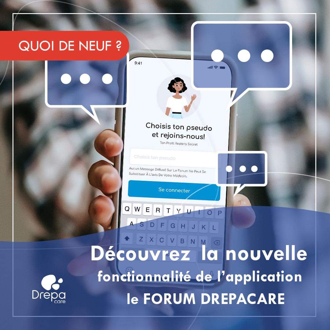 drepacare's tweet photo. Hello les Warriors !

Toute l’équipe est heureuse de vous annoncer que vous pouvez désormais accéder au forum de discussion sur l’application.

#drepacare #drepanocytose #anemie #drepanocytaire #sicklecelldise
#soutien #information #prevention #sensibilisation #sante #infosanté https://t.co/0HfXyyeXUa