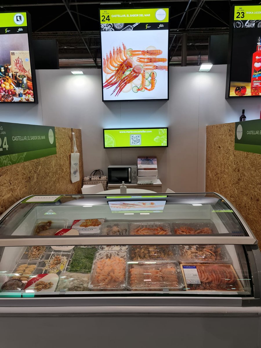 MCastellarSL's tweet photo. 📌Nos encontramos en el stand 8G-DIP. JAEN-24 de la Diputación de Jaén en @SalonGourmets con las tendencias en #productosdelmar más buscadas.
👀Si eres profesional de la gastronomía, pásate y visítanos.
¡Te esperamos!😊
#MariscosCastellar #ElSaborDelMar #Ferias #salongourmets https://t.co/bTtMphURcJ