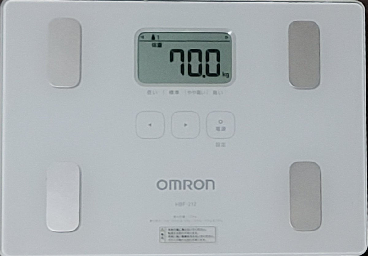 DBcAhF3Xs5f4HhJ's tweet photo. #血圧計 #CITIZEN #UHUC515
朝 115 80 72 夕 114 69 63
#体重計 #omuron #hbf212
70.0kg BMI 24.8 #finc
#二型糖尿病 #Type2diabetes
#日本 #四国 #愛媛県 #松山市 https://t.co/L6DF89Ibce