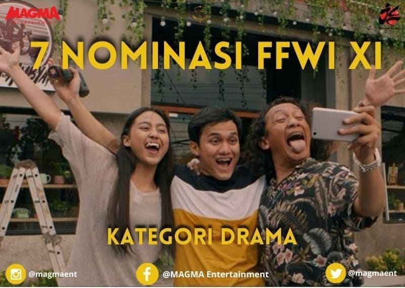 sobatambyarfilm's tweet photo. Maturnuwun untuk dukungan para sobat ambyar di manapun kalian berada, Sobat Ambyar Film meraih 7 nominasi di ajang FFWI XI.
#FFWIXI
#FFWI
#SobatAmbyar
#SobatAmbyarFilm https://t.co/ZIvYrbBslz