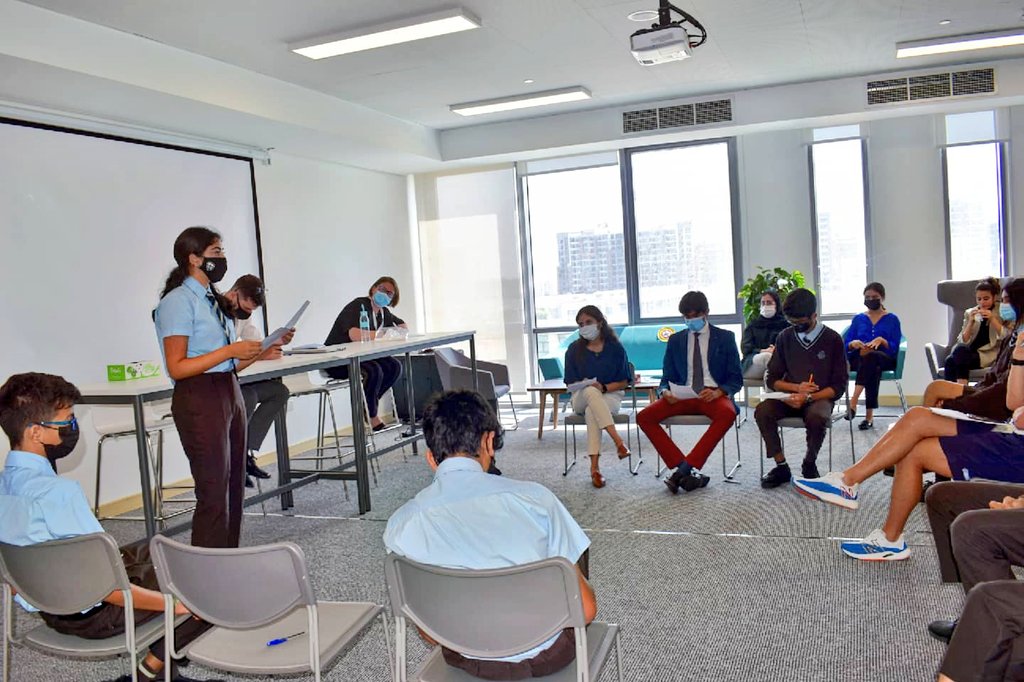 NLCSDubai's tweet photo. Well done to all students who took part in this year’s #HouseDebatingCompetition . This year the event spanned across a week of academic and well evidenced debates between both Junior and Senior teams.
Congratulations to #HouseJavi for winning 2021 House Debating Competition! https://t.co/8h6lE9bvWa