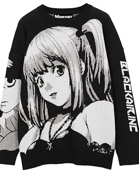 NMS9911's tweet photo. @lun4rvenuss Maener Unisex Long Sleeve Crewneck Anime Knitted Sweater Casual Oversized Jumper Pullover Tops
https://t.co/AdlnCbMhl1 https://t.co/9J23tqpvsh