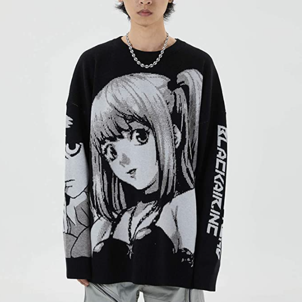 NMS9911's tweet photo. @lun4rvenuss Maener Unisex Long Sleeve Crewneck Anime Knitted Sweater Casual Oversized Jumper Pullover Tops
https://t.co/AdlnCbMhl1 https://t.co/9J23tqpvsh