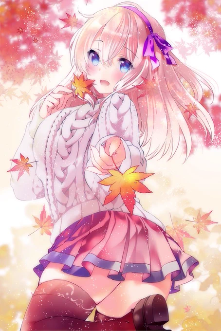 紅葉リアンダー(*˘︶˘*).。.:*♡ スケブ描かせていただきました(*˘︶˘*).。.:*♡リアンダーは密かに描きたいなあって思ってたので機会をいただけて嬉しかったです(*˘︶˘*).。.:*♡ありがとうございました(*˘︶˘*).。.:*♡#アズールレーン #リアンダー 