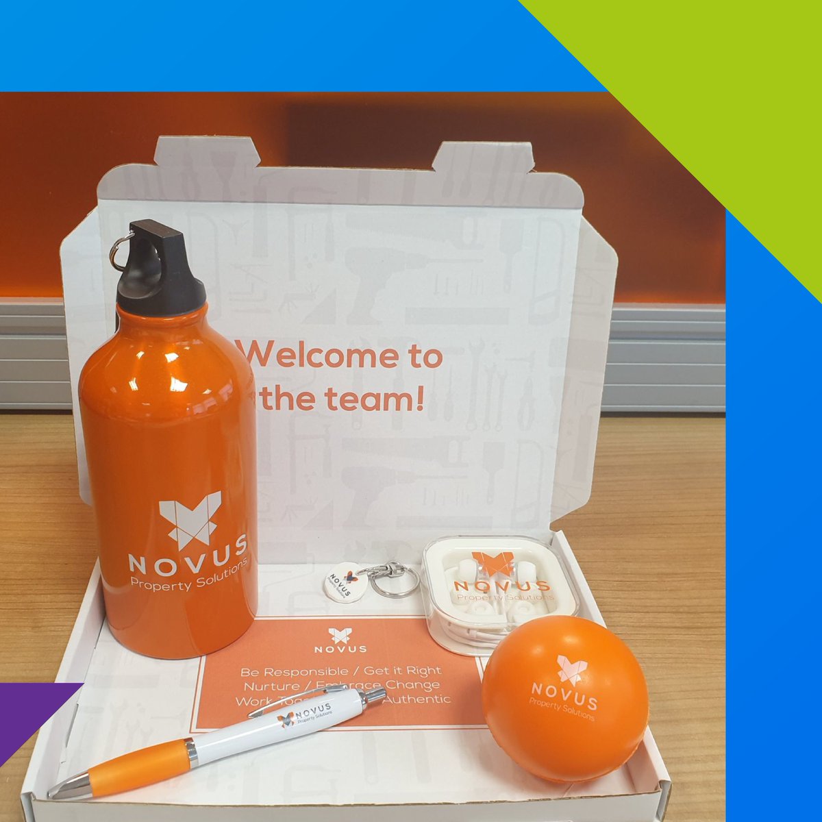 Another happy customer! 🥳

Thanks to <a href="/_NovusSolutions/">Novus Property Solutions</a> for sharing these great pics of their personalised #NewStarterPacks 🔥

Want a bespoke welcome pack of your own? Talk to the team today 👉 bit.ly/3vA4PVn  

#PromotionalMerchandise #YourLogoHere #PromotionalProducts