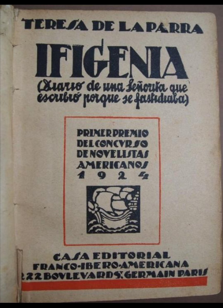 En el #DiaDeLasEscritoras me gustaría recomendar la novela #Ifigenia de la escritora venezolana #TeresaDeLaParra aunque nació en #París y Murió en #Madrid sus restos descansan en el #PanteonNacional de #Caracas y fue una gran escritora.
#Venezuela #AyudaVenezuela #18Octubre